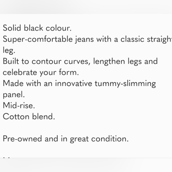 Levi's 314 Shaping Straight Jeans Mid Rise Size 25 - Picture 9 of 9